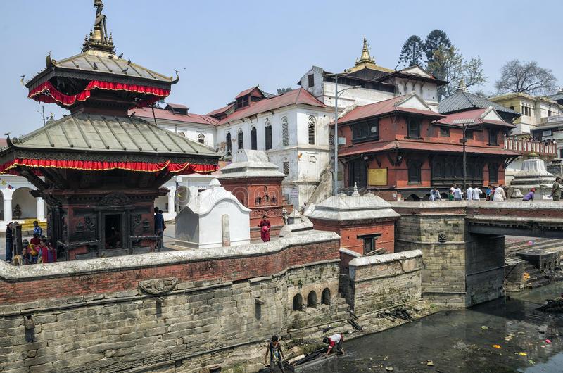 life-activities-along-holy-bagmati-river-pashupatinath-temple-kathmandu-nepal-sri-located-banks-one-most-76196408